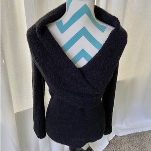 Moda International Faux Wrap Sweater